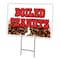 Signmission Boiled Peanuts Yard Sign & Stake outdoor plastic coroplast window, C-1216-DS-Boiled Peanuts C-1216-DS-Boiled Peanuts - alternate 1